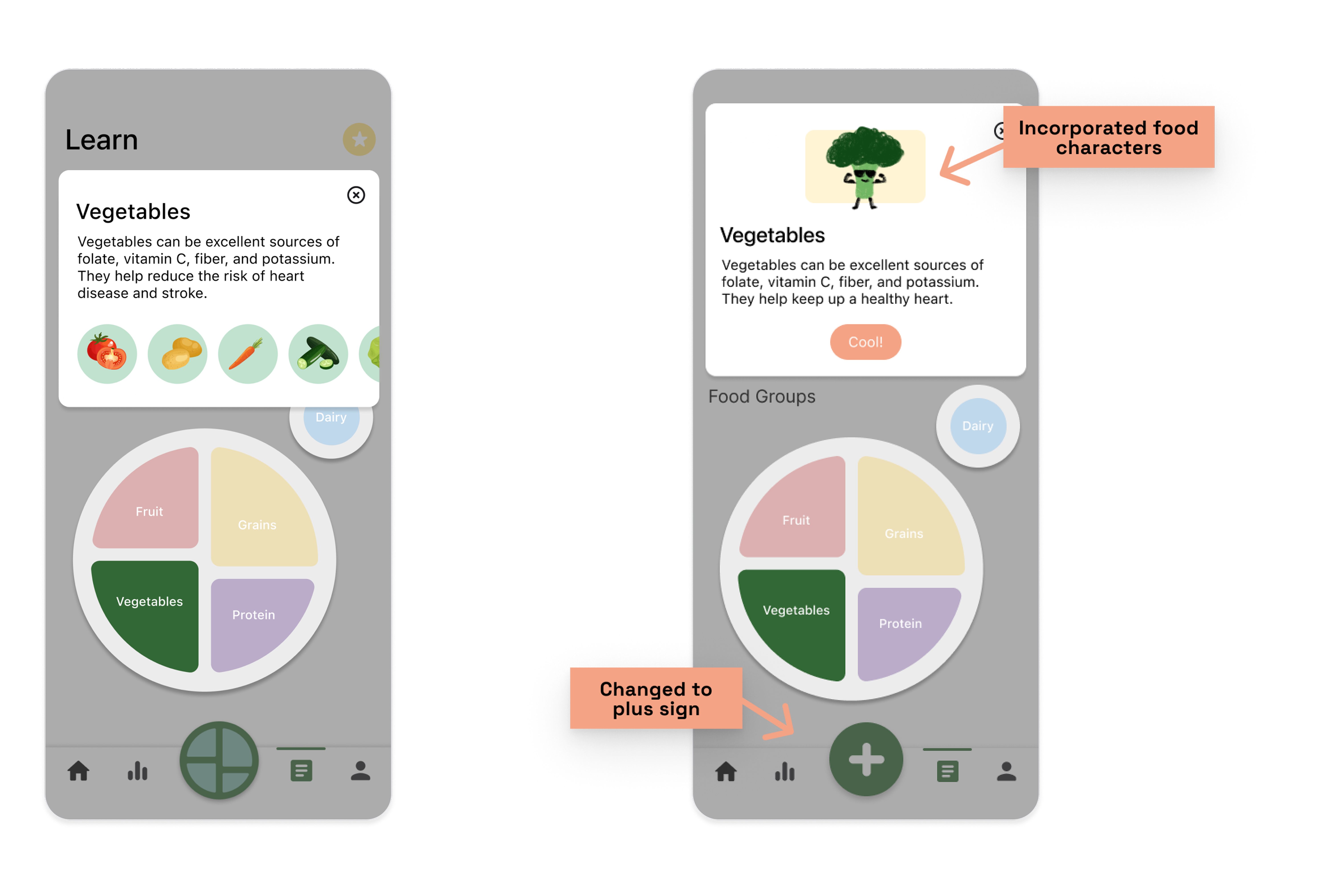 Add Meal Button Redesign
